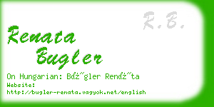 renata bugler business card